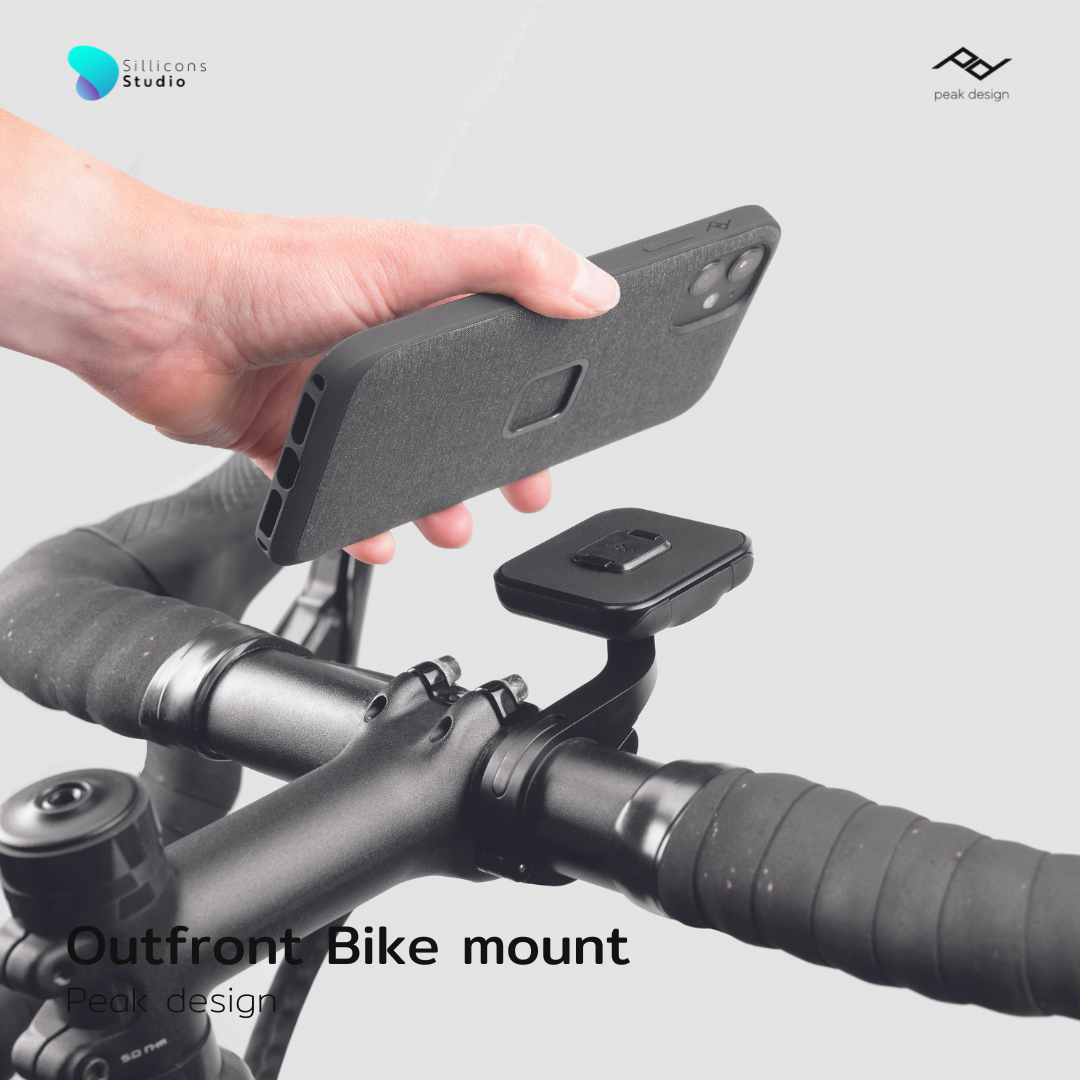 ที่ยึดมือถือมอเตอร์ไซค์ Bike Mount Out front Peak Design sillicons