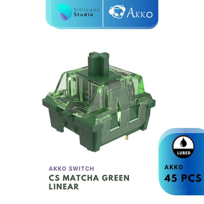 (45 ตัว) AKKO CS Matcha Green Switch Linear switch สวิตช์คีย์บอร์ด Mechanical Switch สำหรับ Mechanical Keyboard Switch