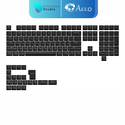 คีย์แคป Akko ASA Shine-Though PBT Double-Shot Keycaps 2 สี 131 ปุ่ม ASA Profile