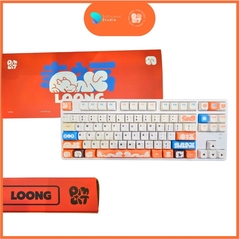 คีย์แคป  Pimdit : Loong collection XDA dye-sub PBT 126 keys คีย์ภาษาไทย