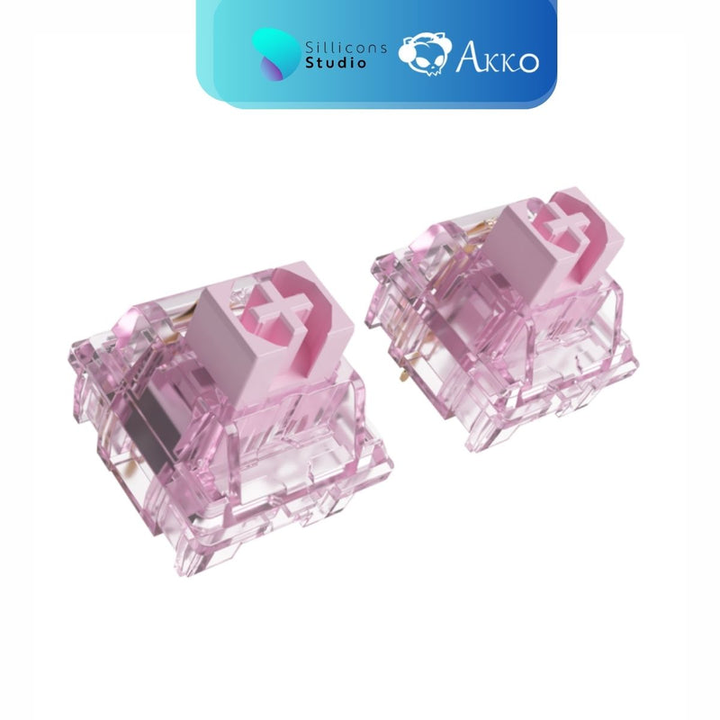 (45 ตัว) AKKO CS Jelly Blue Starfish Black Pink White Sponge Switch Linear switch สวิตช์คีย์บอร์ด Mechanical Switch