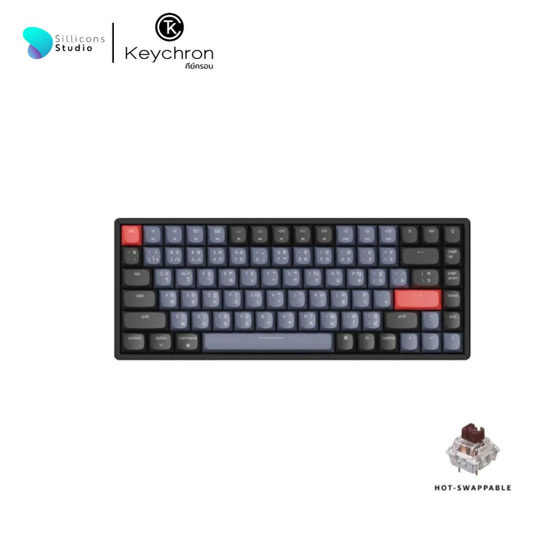 [ศูนย์ไทย]Keychron K2 Pro Mechanical Keyboard แมคคานิคอลคีย์บอร์ดไร้สาย (QMK/VIA) คีย์ภาษาไทย