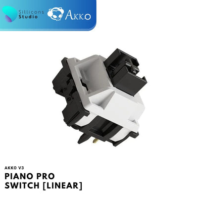(Hand Lubed, 45 ตัว) สวิตช์ AKKO V3 สวิตช์คีย์บอร์ด Mechanical Switch, Piano,Silver Pro,Lavender Purple Pro, Cream Black
