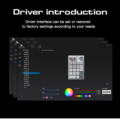 Darmoshark K3 pro Numpad แป้นตัวเลข Mechanical Keyboard