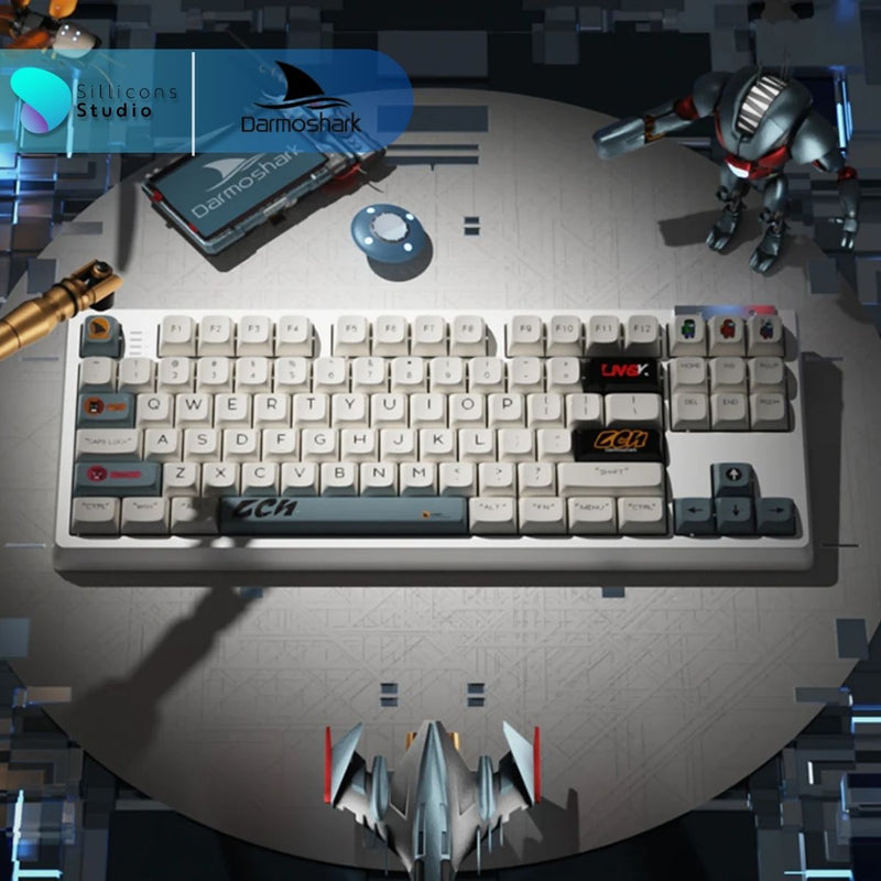 Darmoshark K6 Wireless Mechanical Keyboard (EN) คีย์บอร์ด ไร้สาย คีย์บอร์ดแมคคานิคคอล PBT