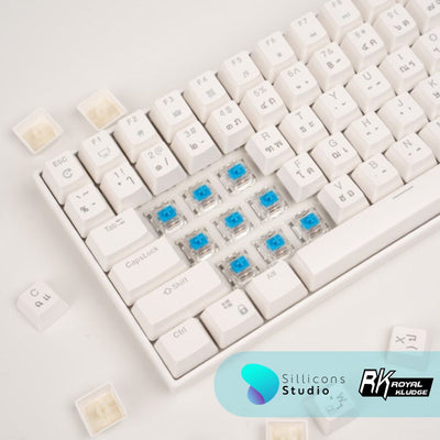 คีย์บอร์ด Royal Kludge RK100 คีย์ไทยไฟลอด Hotswap RGB Wireless 2.4g Bluetooth Mechanical Keyboard rk คีย์บอร์ดไร้สาย