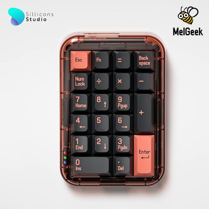 คีย์บอร์ด Melgeek Mojopad Numpad 4 สี 21 ปุ่ม 3 Mode 2.4gHz Bluetooth Hotswap RGB