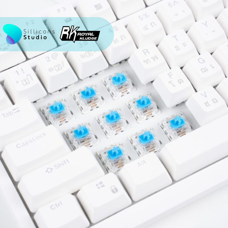 คีย์บอร์ด Royal Kludge RK98 Hotswap RGB Wireless 3 Mode 2.4g Bluetooth Mechanical Keyboard 98% rk คีย์บอร์ดไร้สาย