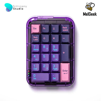 คีย์บอร์ด Melgeek Mojopad Numpad 4 สี 21 ปุ่ม 3 Mode 2.4gHz Bluetooth Hotswap RGB