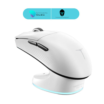 ThundeRobot ML903-4K เมาส์ไร้สายพร้อมแท่นชาร์จ PAW 3395 DPI 26000