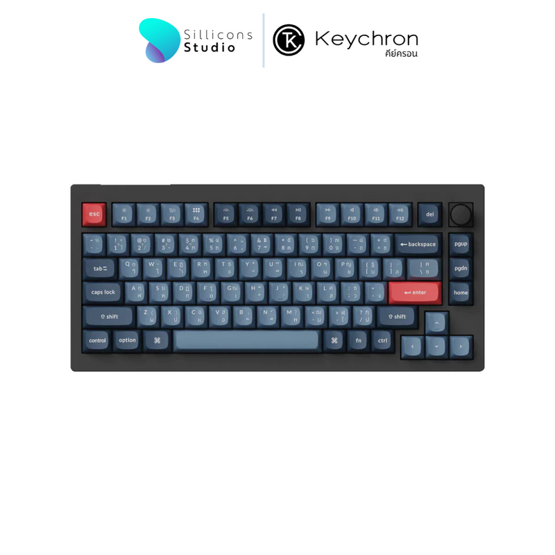 Keychron V1 MAX QMK/VIA Wireless Mechanical Keyboard (ภาษาไทย)