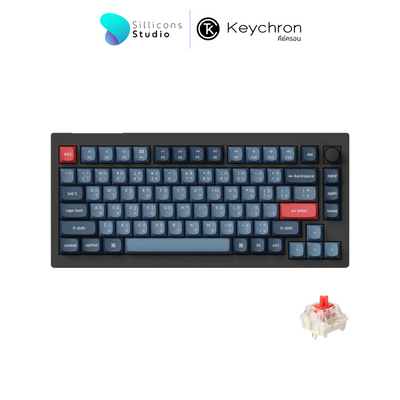 Keychron V1 MAX QMK/VIA Wireless Mechanical Keyboard (ภาษาไทย)