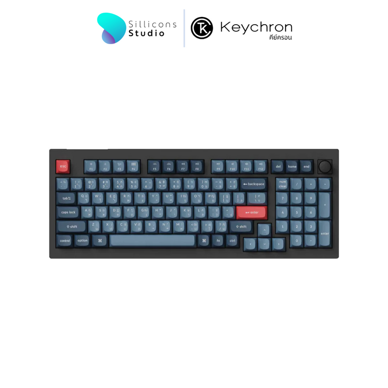 Keychron V5 MAX QMK/VIA Wireless Mechanical Keyboard (ภาษาไทย)