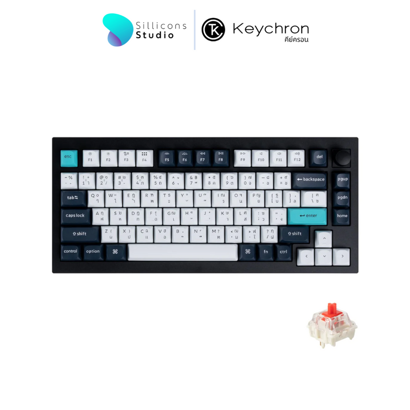 [ENG/TH] Keychron Q1 Max QMK/VIA Wireless Custom Mechanical Keyboard คีย์บอร์โไร้สาย 75%