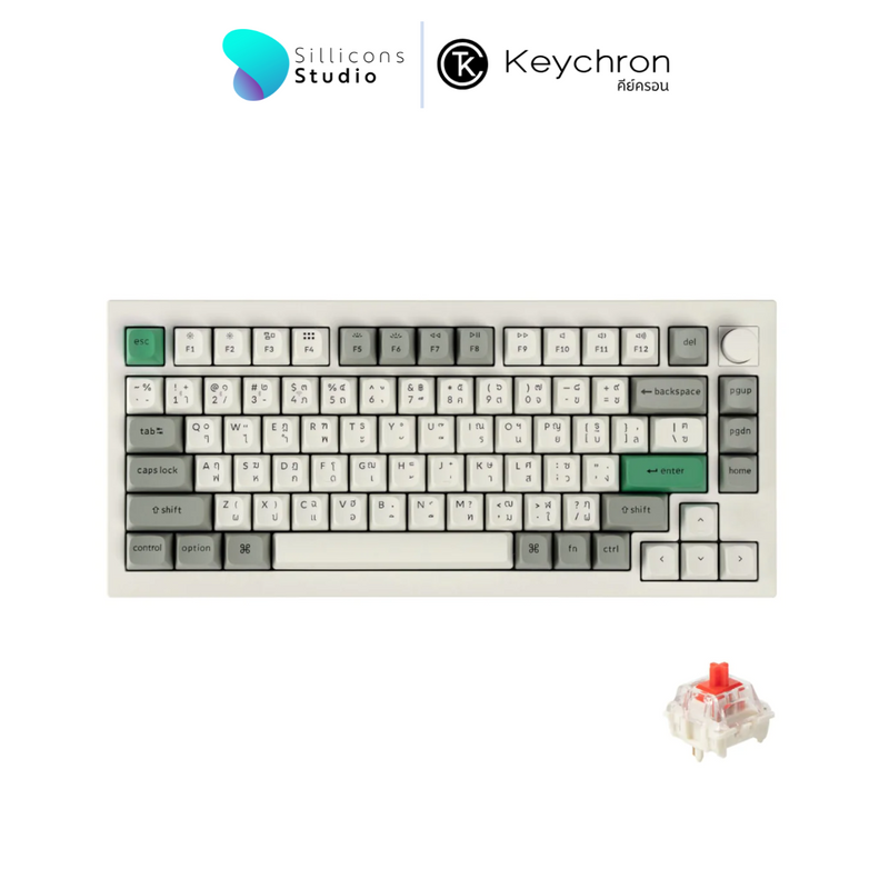 [ENG/TH] Keychron Q1 Max QMK/VIA Wireless Custom Mechanical Keyboard คีย์บอร์โไร้สาย 75%