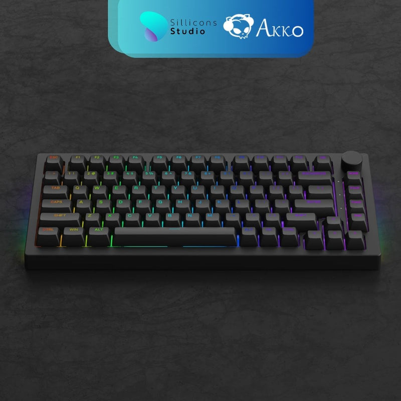 คีย์บอร์ด AKKO 5075S Shine-Through 75% Gasket Machanical Keybord