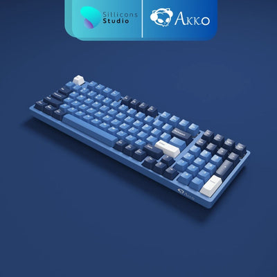 คีย์บอร์ด AKKO 3098B Ocean Star RGB Hotswap 2.4GHz Bluetooth Wireless 98% Mechanical Keyboard