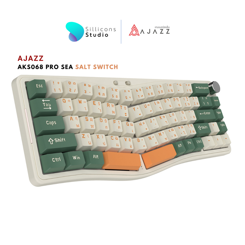 คีย์บอร์ด Ajazz AKS068 Pro Wireless Mechanical Keyboard (EN/TH)