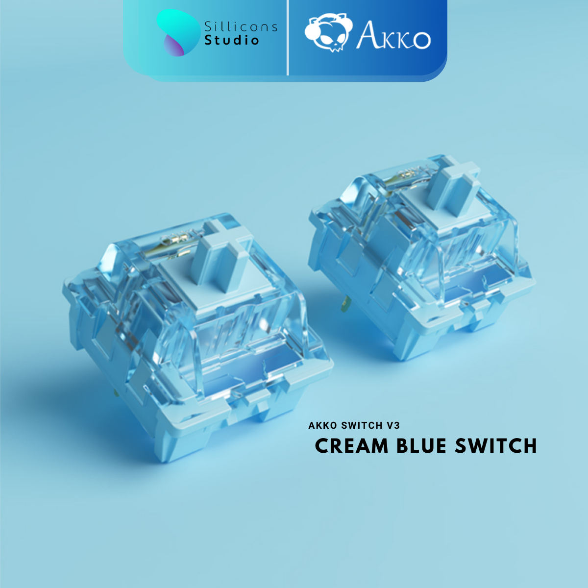 AKKO V3 Cream  Switch (Lubed, 45 ตัว)