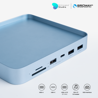 Docking station for iMac 24″  Hub Adapter Support