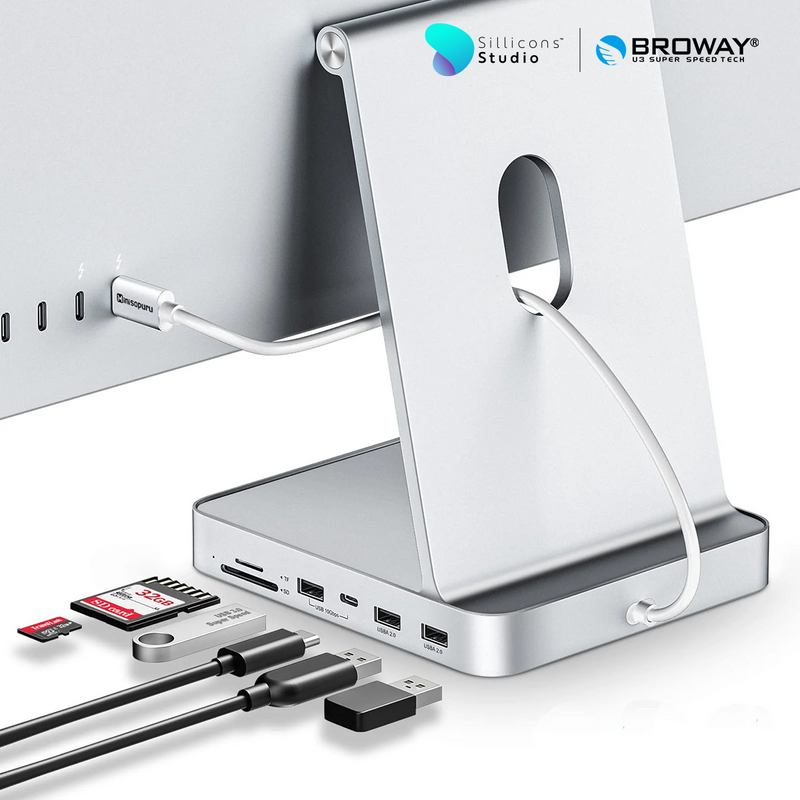 Docking station for iMac 24″  Hub Adapter Support