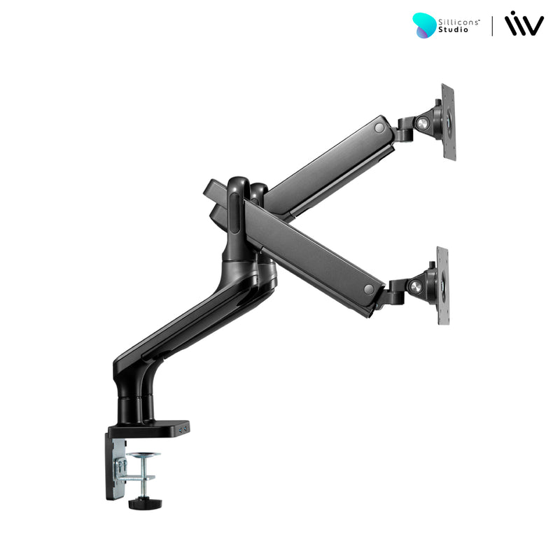 แขนจับจอมอนิเตอร์ Liv Dual Extra Monitor Arm (Dual Extra Monitor Arm - Space Grey)