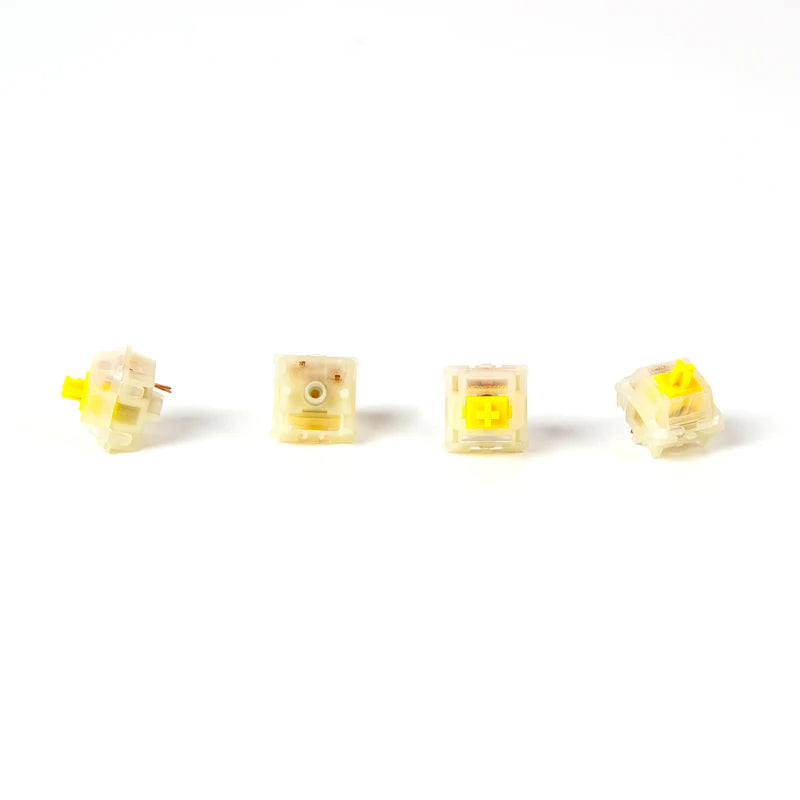 Milky-Yellow Gateron Cap  V2 Switch Set