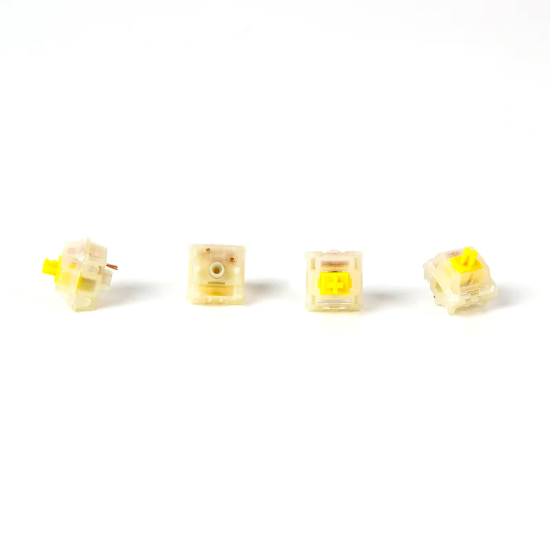 Milky-Yellow Gateron Cap  V2 Switch Set
