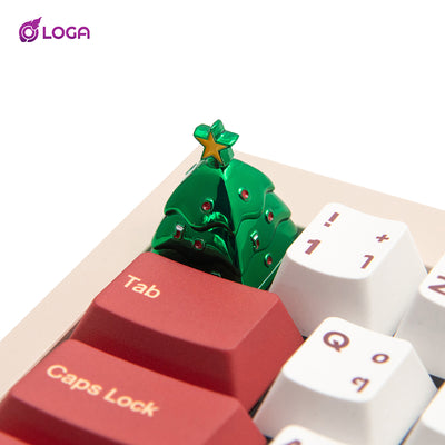 LOGA Metallic keycap : Merry Christmas 2023