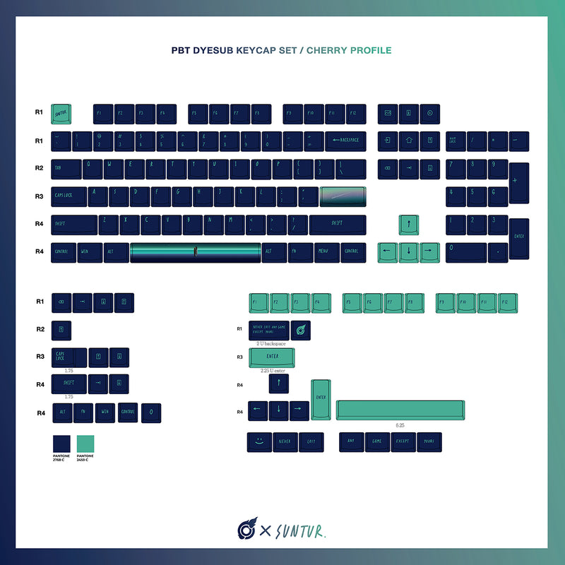 LOGA PBT Dyesub keycap set : SUNTUR Edition  (ENG only)