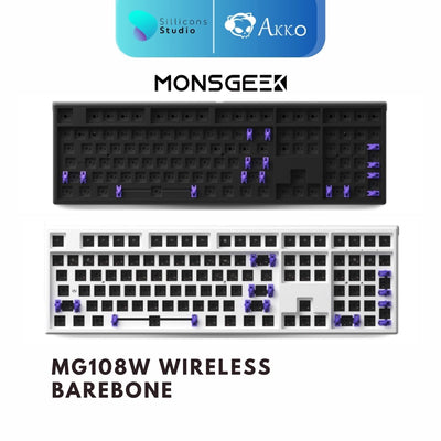 คีย์บอร์ด MonsGeek MG108W Kit Full size Barebone Kit 2.4G Gasket Hotswap WirelessMechanical Keyboard คีย์บอร์ดไร้สาย Akk