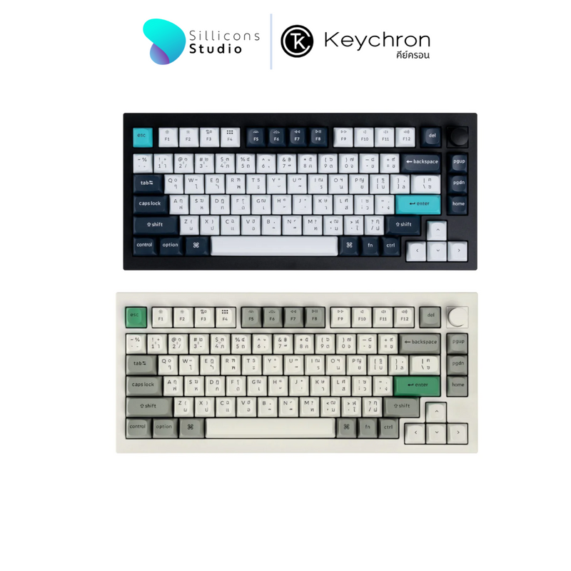 [ENG/TH] Keychron Q1 Max QMK/VIA Wireless Custom Mechanical Keyboard คีย์บอร์โไร้สาย 75%