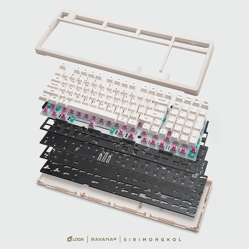 คีย์บอร์ดไร้สาย Loga Ravana 2 : Sirimongkol Edition ( Wireless Mechanical keyboard )