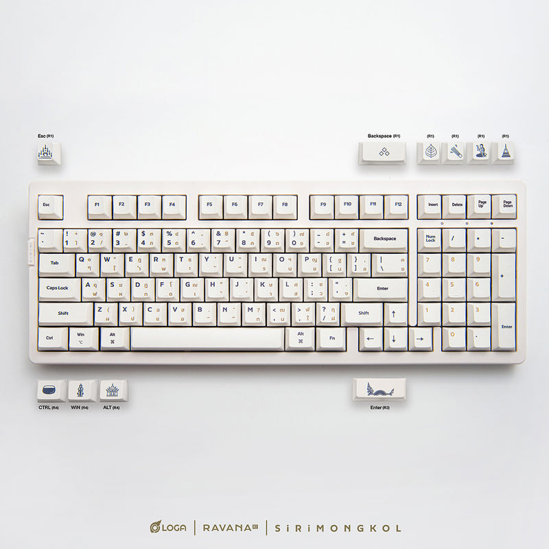 คีย์บอร์ดไร้สาย Loga Ravana 2 : Sirimongkol Edition ( Wireless Mechanical keyboard )