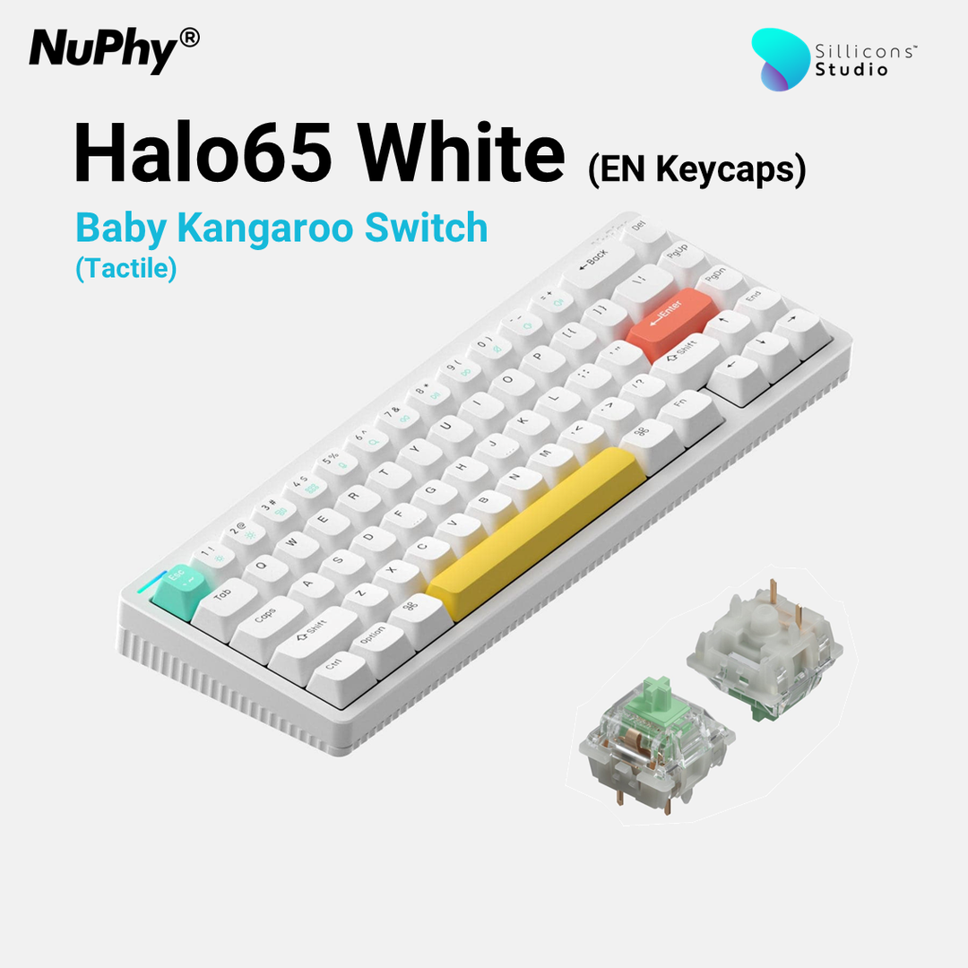 技適あり】Nuphy Halo65(Baby Kangarooスイッチ) Gateron Baby