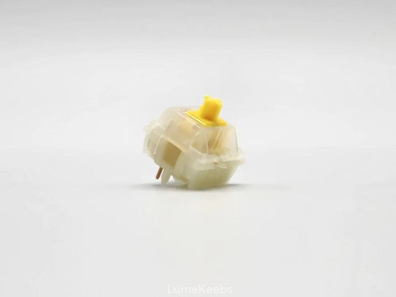 Milky-Yellow Gateron Cap  V2 Switch Set