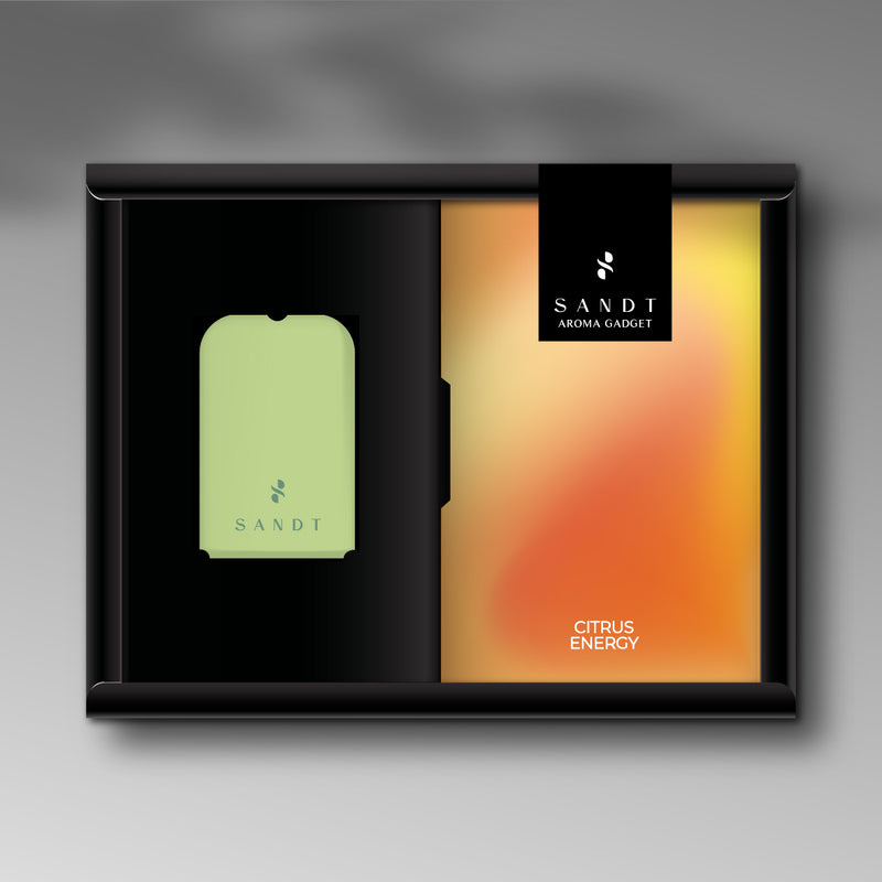 SANDT Aroma Gadget ยาดมสไตล์แกตเจ็ต - สี Matcha Latte