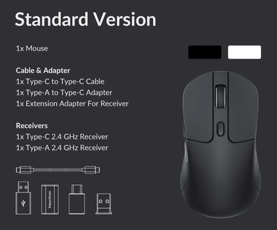 Keychron M3 Wireless Optical Mouse คีย์ครอน ออปติคัล เมาส์