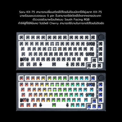 Saru KX-75 Wireless Mechanical Keyboard (EN)