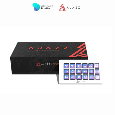 ชุดควบคุมคำสั่งลัด Ajazz AKP153 Deskptop Assisstant LED Touch Screen Stream Deck Compatible รับประกันสินค้า 1 ปี