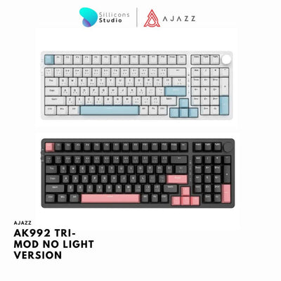 (คีย์ไทย) คีย์บอร์ดเกมมิ่ง Ajazz AK992 Tri-Mod No Light Version 99Key Gasket Mechanical Keyboard รับประกันสินค้า 1 ปี