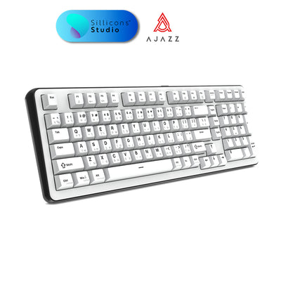 AJAZZ AC100 Aspera Sea Salt Switch Full Aluminum  Wired GASKET MECHANICAL KEYBOARD  FEATURE GASKET STRUCTURE WIN/MAC COM