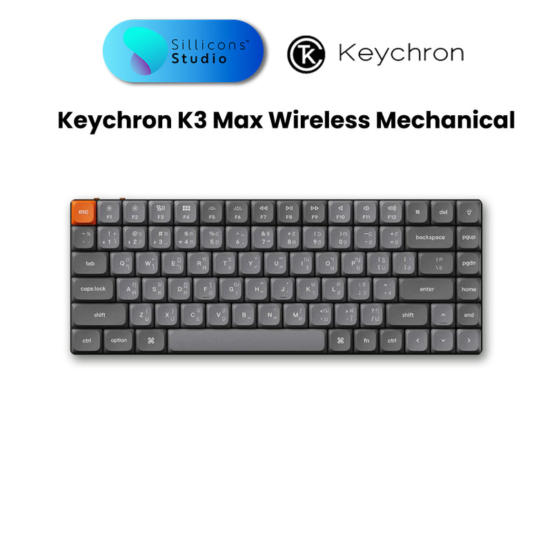 Keychron K3 Max Low Profile wireless Mechanical keyboard คีย์บอร์ดไร้สาย คีย์ครอน ขนาด 75%