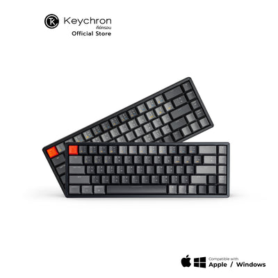 Keychron K6 Wireless Hot-swappable Mechanical Keyboard  คีย์บอร์ดไร้สาย ภาษาไทย
