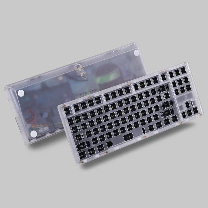 KBDFANS TIGER LITE KEYBOARD KIT - Transparent white