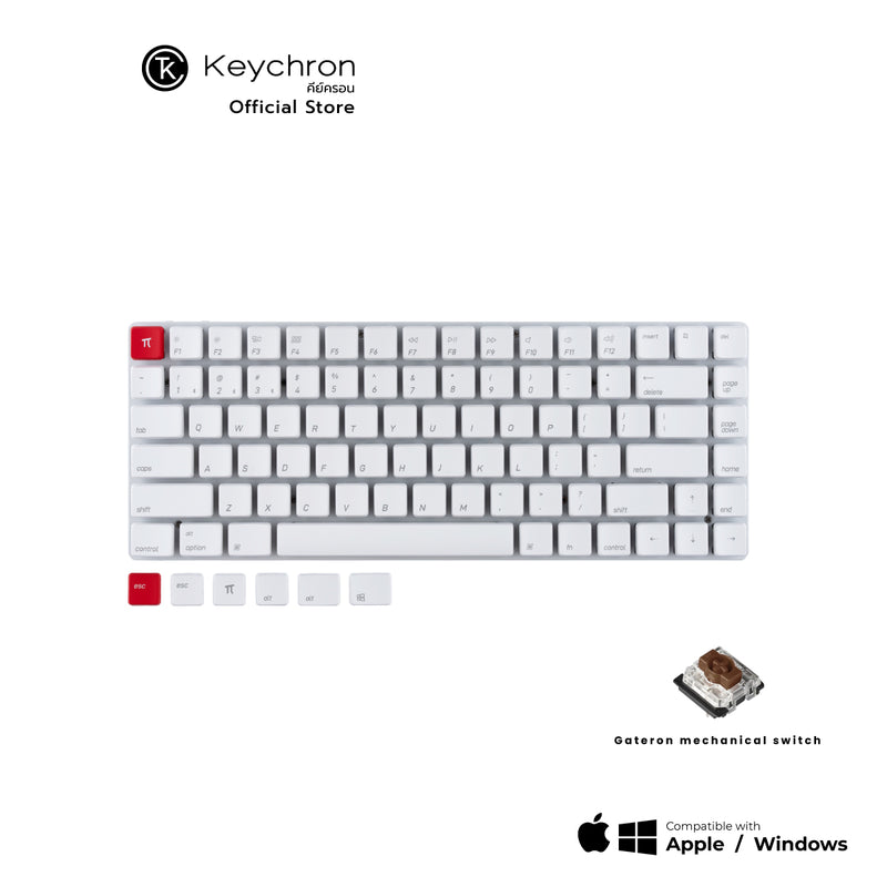 (π Edition)  Keychron K3 V.2 Non-Backlight Ultra-Slim Wireless Mechanical Keyboard (ENG)