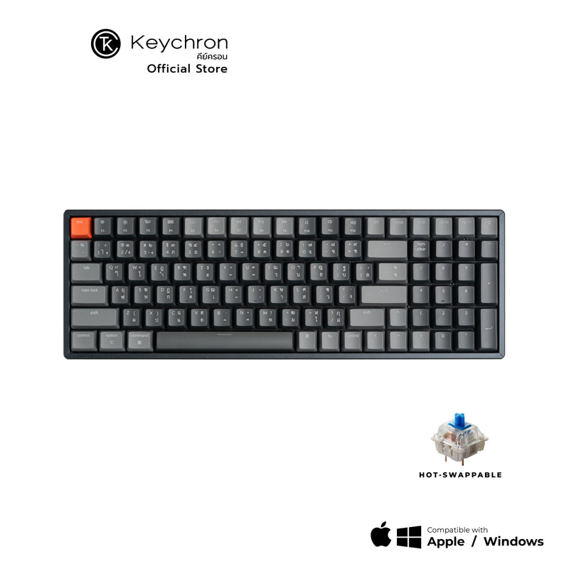 Keychron K4 V.2 Wireless Hot swappable mechanical Keyboard คีย์บอร์ดไร้สาย ภาษาไทย