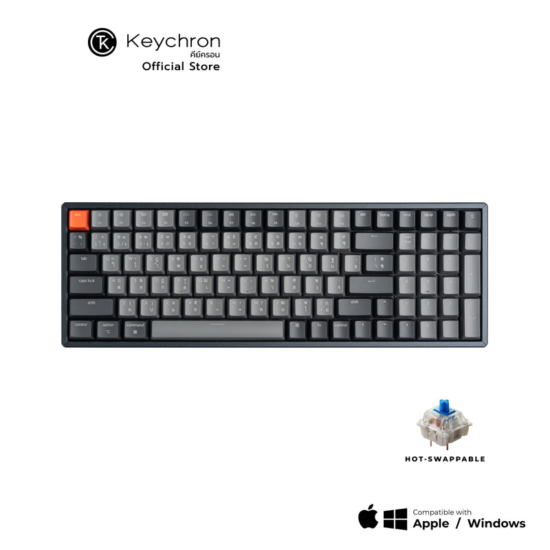 Keychron K4 V.2 Wireless Hot swappable mechanical Keyboard คีย์บอร์ดไร้สาย ภาษาไทย