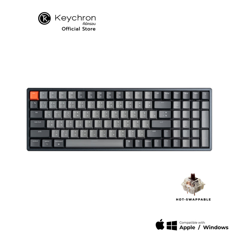 Keychron K4 V.2 Wireless Hot swappable mechanical Keyboard คีย์บอร์ดไร้สาย ภาษาไทย