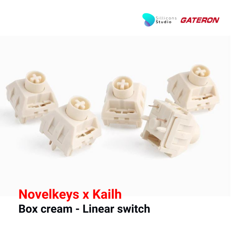 สวิตช์ NOVELKEYS X KAILH BOX CREAM LINEAR SWITCHES